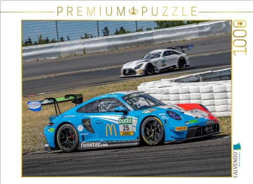 CALVENDO Puzzle Huber Motorsport/Porsche 911 GT3 R | 1000 Teile Lege-Größe 64 x 48 cm Foto-Puzzle für glückliche Stunden