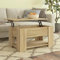 Generisch Couchtisch Sonoma-Eiche 79x49x41 cm Holzwerkstoff, Wohnzimmertisch, Couchtisch Holz, Sofa Tisch Wird Im Wohnzimmer, Esszimmer, BüRo Usw. Verwendet