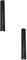 1STec 2 x 40cm Black external use cable riser guard for protecting outdoor Telephone Data Electrical wires hoses or pipes up to 25mm thick. Screw to wall capping prevents cuts vandalism or pet damage