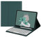HENGHUI Keyboard Case for Galaxy Tab A9+ / A9 Plus 11 inch 2023 Keyboard Case Cute Round Key Color Keyboard Wireless Detachable BT Keyboard Cover with Pen Holder,DarkGreen
