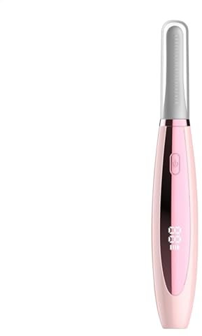 Beheizte Lockenbürste, Elektrischer Lash Styling Kamm, Kompaktes -Curling, Schnelles Aufheizen, Langanhaltende Locken, Ideal für Frauen und Mädchen 3 Temperaturmodi Lockenwickler