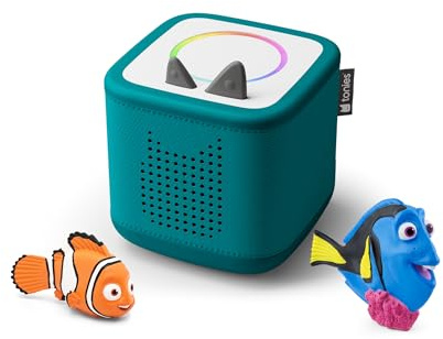 Toniebox 2 Audio Player Disney Bundle for Kids 3+ with Dory and Finding Nemo- Tropical Teal