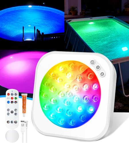 DeeprBlu LED Poolbeleuchtung Unterwasser Magnetisch mit Fernbedienung
