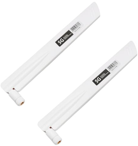 18DBI WLAN Antenne & LTE Antenne Signalverstärker 600-6000MHz, Omnidirektionale 5G/4G Antenne, Für Router & Gateway Smart Home, Weiße WLAN Antenne(Adapter Nicht enthalten)