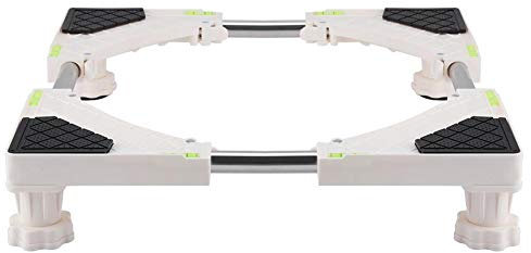 Multifunctional Adjustable Base, Machine Base Stand Refrigerator Holder Bracket For Tumble Dryers Cookers Fridges Freezers (4 feet)