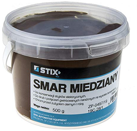 Stix Kupferpaste 500 g Eimer Kupferfett Schraubenschutz | 500g Eimer, Kupferfett Paste, zuverlässiger Schraubenschutz, vielseitige Montagepaste