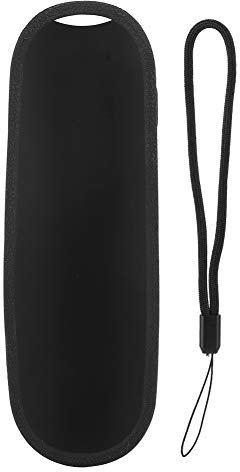 Sharainn Custodia per Telecomando, Copertura Protettiva per Telecomando TV Cover Antiscivolo in Silicone per Telecomando Sky Q TV (Nero)