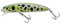 FishingLady | Sinkende Wobbler (Kunstköder) 80mm / 13 GR besonders fängig fürs Raubfisch Angeln auf Zander/Hecht/Barsch/Forelle (Grün-Gelb-Leoprad)