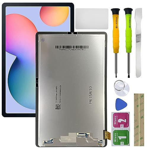 LCD Display Digitizer Touchscreen Assembly Replacement for Samsung Galaxy Tablet Tab S6 Lite SM-P610 P610 P615 LCD Display Digitizer Touch Screen Assembly Replacement 26.4 cm Black