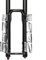 Fahrradfrontgabelaufkleber Rockshox Z.E.B U.L.T.I.M.A.T.E. Mountain Bike Front Fork Decals Bike Accessoires (Color : Bright Silver)