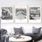 Schwarz Weiß Reise Poster Venedig Florenz Rom Italien Fotografie Druck Italien Städte Wandkunst 3 Stück Leinwand Gemälde Bild Wohnkultur 50Cmx70Cm Kein Rahmen
