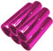 Luftschlangen Papier bunt Party Deko Geburtstag Hochzeit Set holografisch, Stück:5 Stück, Luftschlangen:Pink metallic