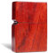 MEIDAI Natürliches rotes Sandelholz Palisander Schnitzfeuerzeug, austauschbar für Zippo (nur Hülle), kompatible Einsatzgröße 3,6 cm x 1,2 cm x 5 cm, Feuerzeuggehäuse (ohne geschnitzte Holzscheite)