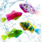 ZOYDP 4 Stück Robo Fish, Robo Fische für Kinder, Roboter Badewanne Fische mit 12 Batterien, Schwimmende Fische,Künstliche Bewegliche Fische,Wiederverwendbare Schwimmende Roboterfische mit LED-Leuchten