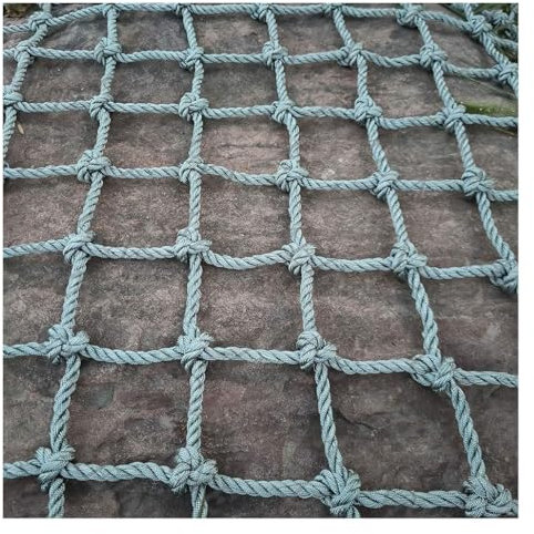amhea Kletternetz Hängematte Schaukel Sicherheitskletterrahmen Kletterseil Netz Fracht Kindernetze Für Kinder, Sicherheitsnetz Frachtseil Kinderspielplatz (Color : 20X20cm, Size : 2X4m/6.6X13.12ft)