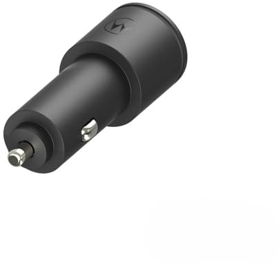 Motorola - Cargador de Coche Motorola 1XUSB A+C, Compacto e Ideal para tu Coche - Color Negro