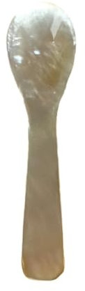 Aublinto Caviar Spoon Egg Spoon Made of Horn Caviar Spoons Handmade Mother of Pearl Spoon Caviar Spoon Egg Spoon Caviar Spoons Handmade Mother of Pearl Spoon for Caviar Egg Ice Coffee Served
