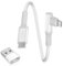 Basesailor USB C to Lightning Charger Cable Right Angle 0.3M with USB A Adapter,USB Type C Fast Charging Cord Lead for Apple iPhone 14 13 12 11 Mini Pro Max Plus,XS XR X 8 7 SE,iPad 8th 9th Generation