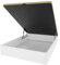 amuéblate online - Canapé Abatible de Madera Súper Reforzado con Gran Capacidad, Esquinas Redondeadas, 90 x 190, Blanco