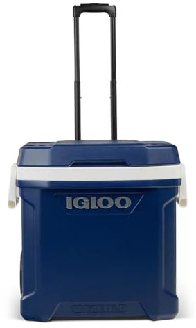 IGLOO MaxCold - Nevera de hielo con ruedas de 58 litros (62 cuartos de galón)