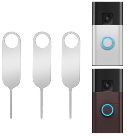 2 Pcs Ring Doorbell Removal Tool, Ring Doorbell Tool, Disassemble The Doorbell Bracket And Replace The Battery Pin And Safety key, Made of Stainless Steel
