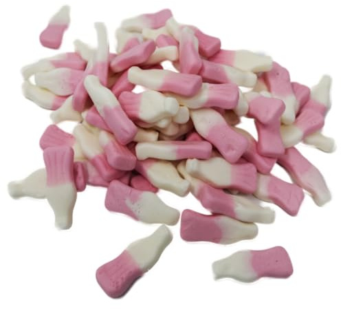 Fruchtgummi Milchshake Flaschen weiche weiß rosa Bottles 1000g
