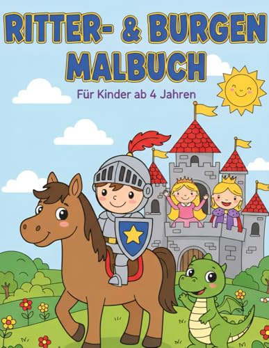 Malbuch: Ritter und Burgen