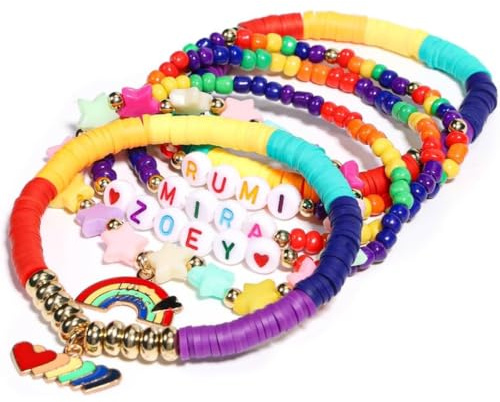 NEITWAY KPop Bracelet 6 Sets, Korea Singer Girl Bracelets, Kpop Jewelry accessories for Funs, Bracelets Kit For the Korea Pop Movie Fans Accessories