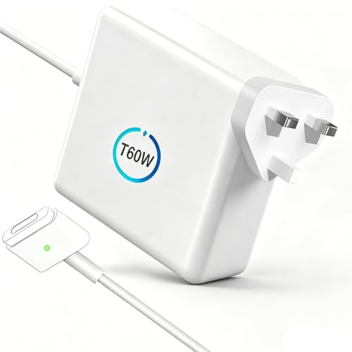 60W T-Tip Super Fast Charger，Compatible with Mac Book Pro charger，Laptop adapter, Compatible with Mac Book Air and Mac Book Pro 11-13 inch (2012-2018) models, suitable for A1425 A1435、A1502、A1436