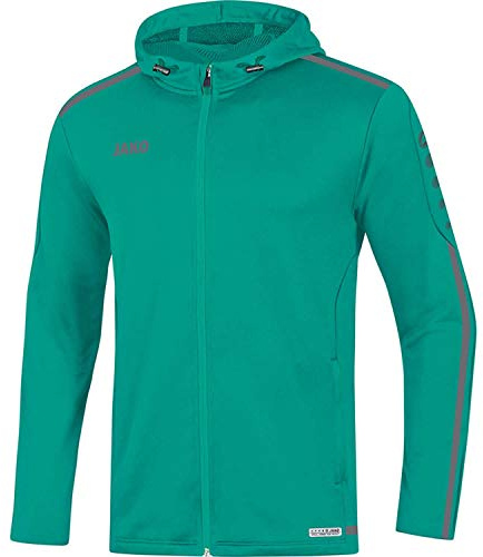 JAKO Herren Kapuzenjacke Striker 2.0, weiß/marine, XXL, 6819
