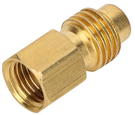 Yctze Connecteur de climatiseur, connecteur adaptateur femelle 1 / 4SAE à 1 / 2ACME pour climatiseur de voiture R134A