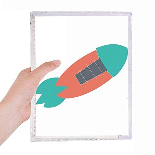Universum Alien Monster Rocket Notebook Loose-leaf Spiral Refillable Journal
