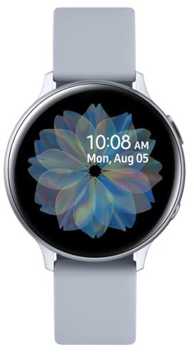 Samsung Galaxy Watch Active 2 3,56 cm (1.4) 44 mm SAMOLED 4G Argent GPS (satellite) [Version d'import Europe]