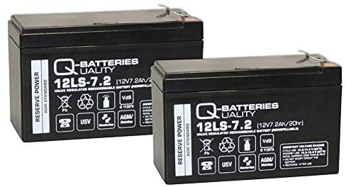 Q-Batteries Ersatzakku für APC Smart-UPS 750/ Pro 900 RBC123/ Markenakku mit VDs