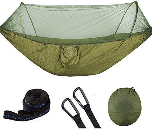 LBYLYH Double/Simple Voyage De Camping Hammock Hanging Lit Randonnée Portable avec Moustiquaire