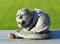 Statue gargouille de poisson | Pierre reconstituée mythique de jardin en béton