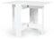 IDMarket – Mesa consola plegable EDI para 2-4 personas, madera, 103 x 76 cm, color blanco