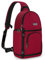 MOSISO Sac à Bandoulière Appareil Photo,Sac Appareil Photo DSLR/SLR/Sans Miroir,Sac à Dos Appareil Photo Antichoc avec Inserts Modulaires Amovibles Compatible avec Canon/Nikon/Sony/Fuji,Rouge