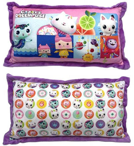 Joytoy Gabby's Dollhouse - Cuscino in peluche, 44 x 26 cm