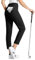 WILLIT Damen Golf Hose leicht Wanderhose schnell trocknende Wasserabweisende Sporthose Schwarz S