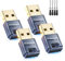 Adaptateur Bluetooth, Dongle Bluetooth USB 5.1 EDR pour Bureau, Ordinateur Portable, imprimante, Casque, Souris, Clavier, Adaptateur Bluetooth pour PC, Windows 11/10/8.1, Plug & Play (4pcs)