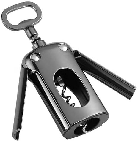 STARRY G Rotwein Flaschenöffner, Upgrade Flügel Korkenzieher Wein Opener und Folienschneider, Barkeeper Kellner Korkenzieher Öffner, Korken und Bier Cap Flaschenöffner Entferner für Bar Küche