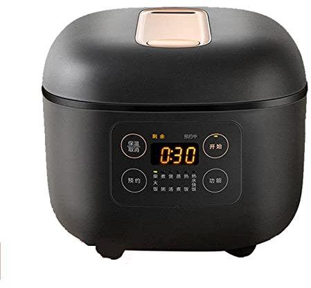 THEGA Arrocera - 4L Olla Arrocera Multifuncional, Olla Arrocera Inteligente con Pantalla LED, Olla Arrocera con Función Automática para Mantener Caliente, Olla Arrocera De Viaje