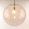 s.luce Orb Glaskugel Hängeleuchte Hängelampe Pendellampe Pendelleuchte Glaslampe, Farbe Chrom/Rauch, Größe Ø 50cm