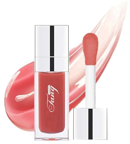 Lipgloss, Lippenöl, Plump Glühöl, Long Lasting Plumping Lip Gloss, Moisturizing Lip Gloss Lippenöl für die Lippenpflege und trockene Lippen