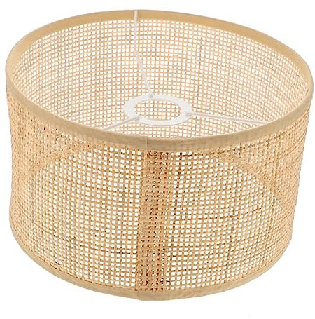 DOITOOL Abat-jour Rotin Tissé Suspension Décorative Rattan Lampe à Pour Salon Chambre Et Bureau Style Et Élégant Dimensions