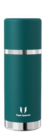 Super Sparrow Borraccia Termica - 750ml - Bottiglia Termica in Acciaio Inox - Borracce Senza BPA - Mantiene Calde 12 Ore o Fredde per 24 Ore - A Prova di Perdite Tappo Funge Anche da Tazza