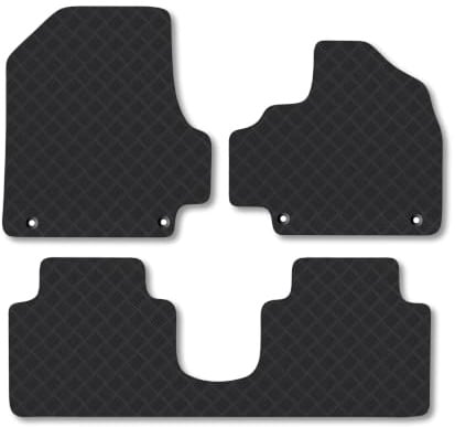 Fits Hyundai IONIQ 5 (2021+) 3mm Rubber Car Mats | Tailored Fit Durable Floor Mats Full Coverage Protection Waterproof Accessories Easy Clean Anti Slip Made in the UK