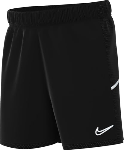 Nike Academy 25 Short De Foot Dri-Fit pour Ado, Black/Black/White, FZ9784-010, S