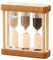 Minuterie de Sable en Bois 3 en 1 chlass chlass Mini Horloge de sablier pour brossage à Dents Style 2 Horloge de sablier